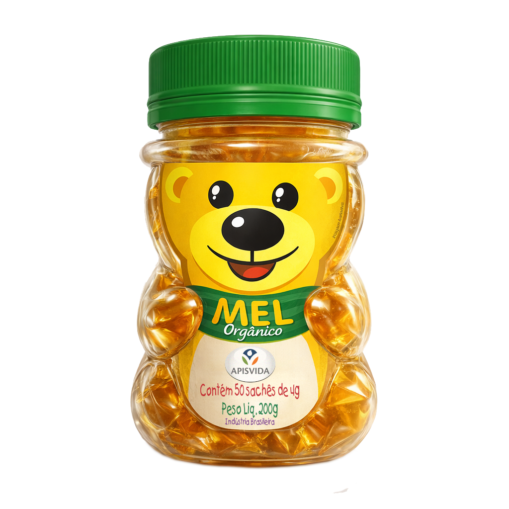 Mel Puro Kids Apis Vida Pote Ursinho